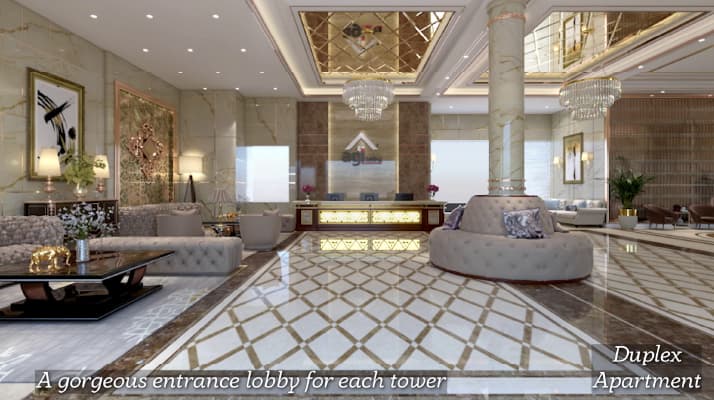 Jalandhar Heights III, entrance lobby