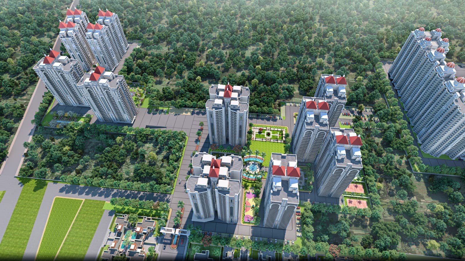 Jalandhar Heights IV, aerial