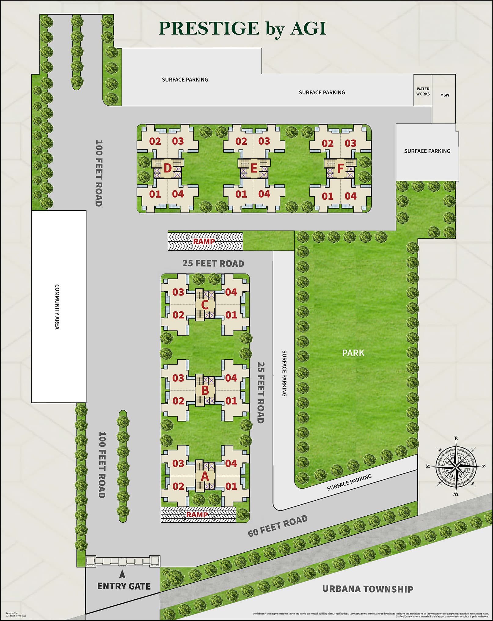 Prestige by AGI master plan