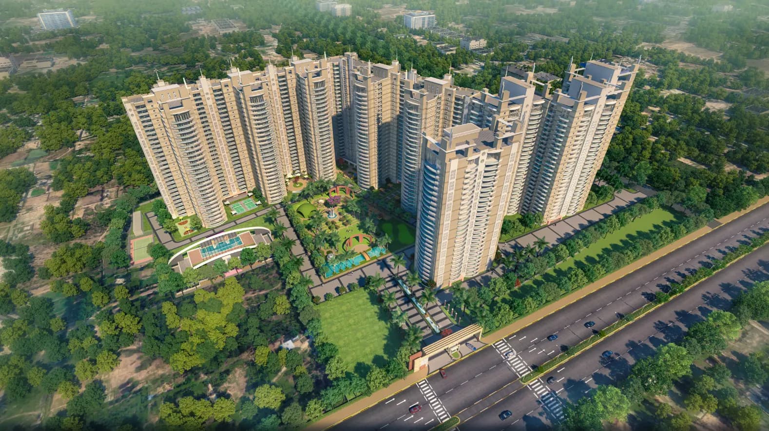 AGI Sky Villas, towers